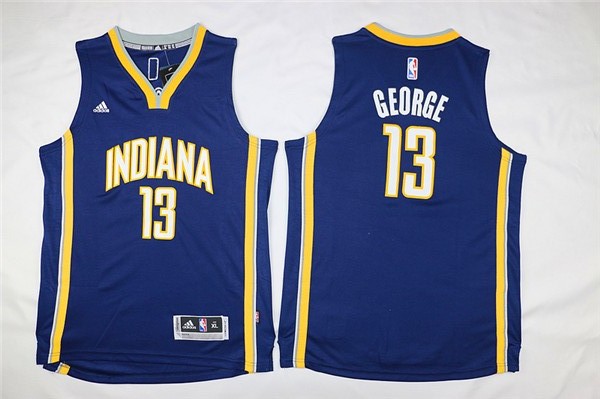 NBA Youth Indlana Pacers #13 Paul George purple Jerseys->youth nba jersey->Youth Jersey
